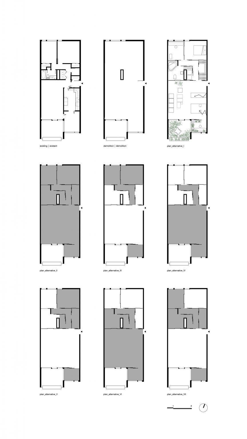 BRUJ Cabinet de Curiosites by Studio Jean Verville Architecte – floor plans