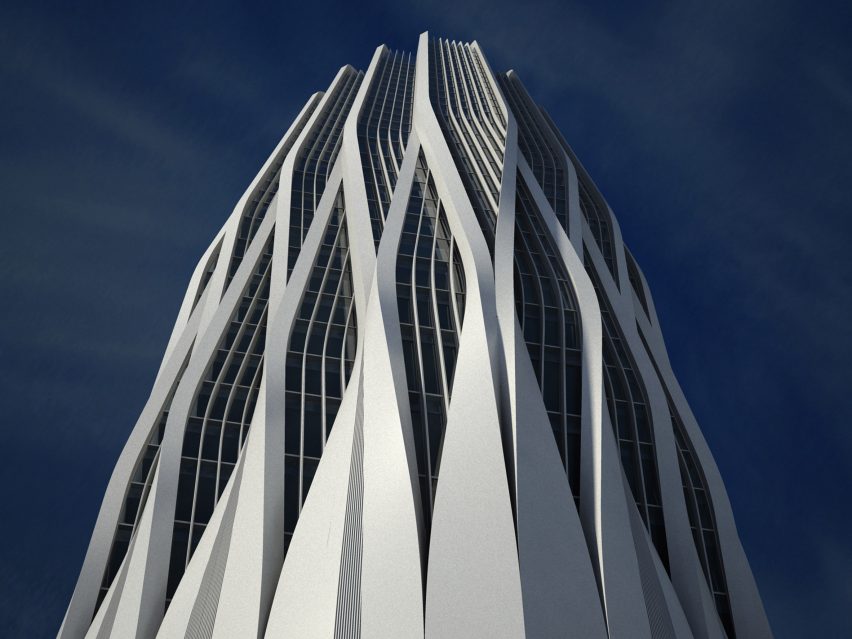 Render of Central Bank of Iraq by ZHA