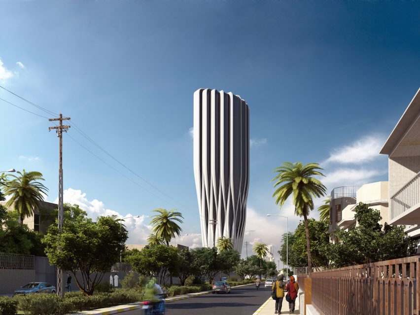 Render of Central Bank of Iraq by ZHA
