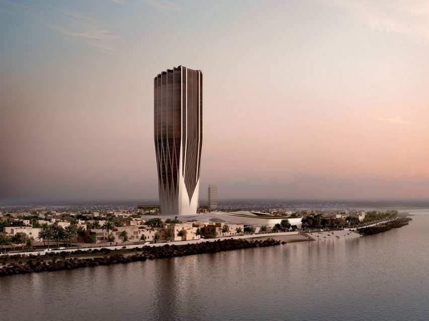 Render of Central Bank of Iraq by ZHA