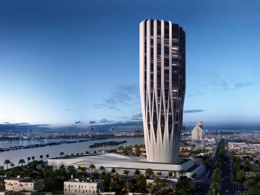 Render of Central Bank of Iraq by ZHA