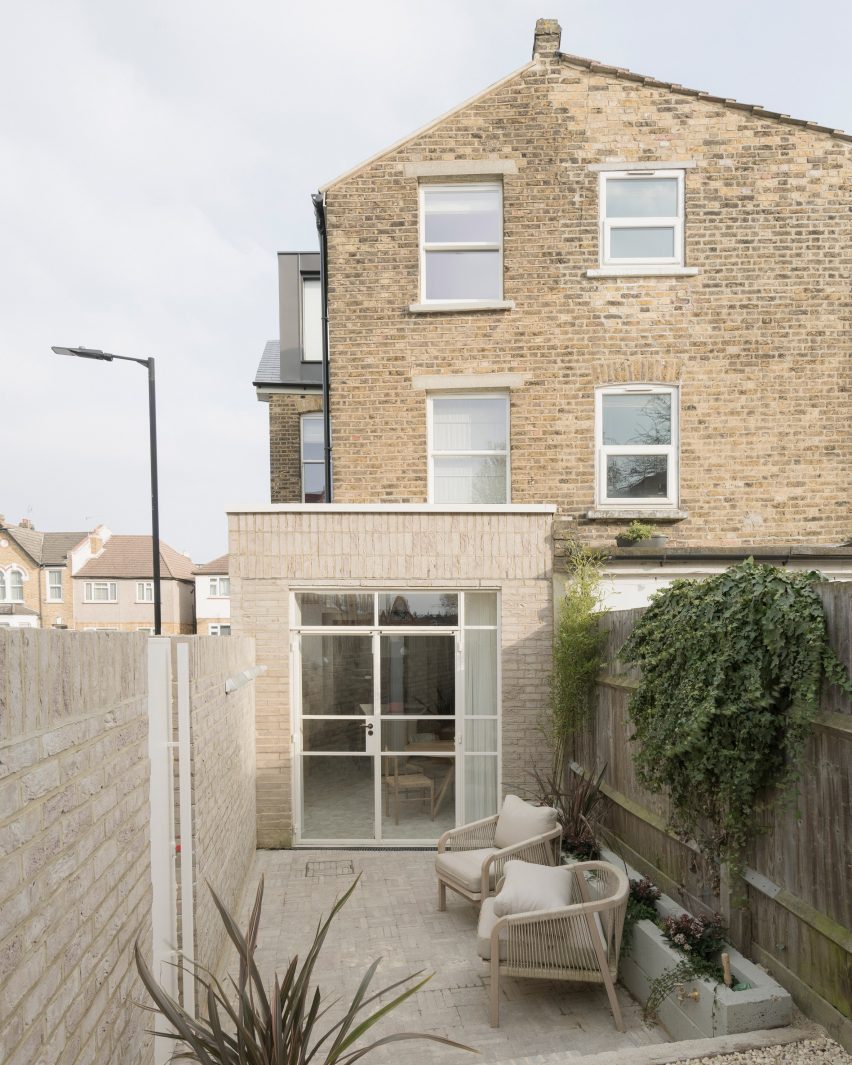 Garden of Crystal Palace Road house by Benjamin Hale Architects