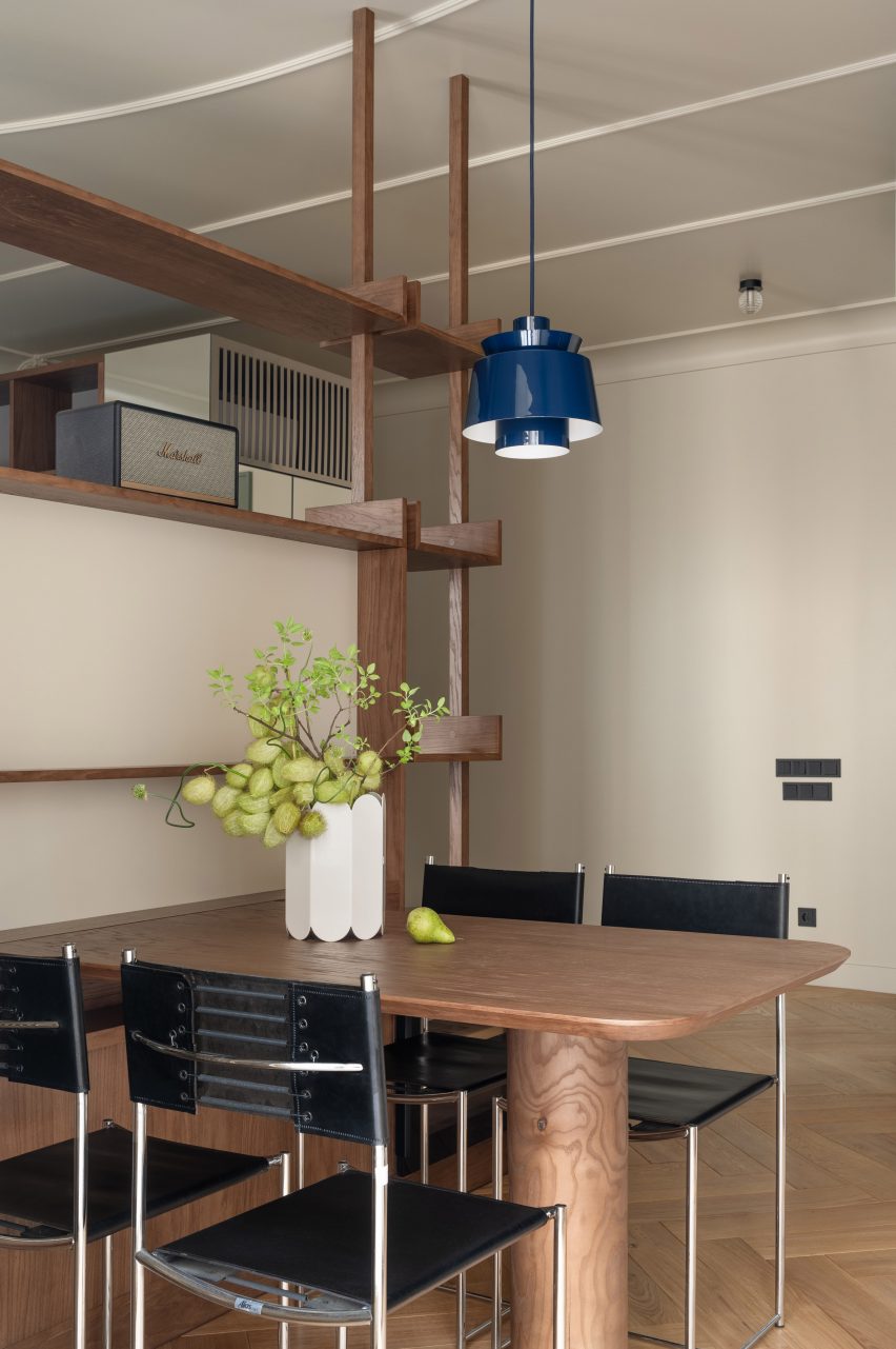 Apartment interiors in Kyiv, Ukraine.