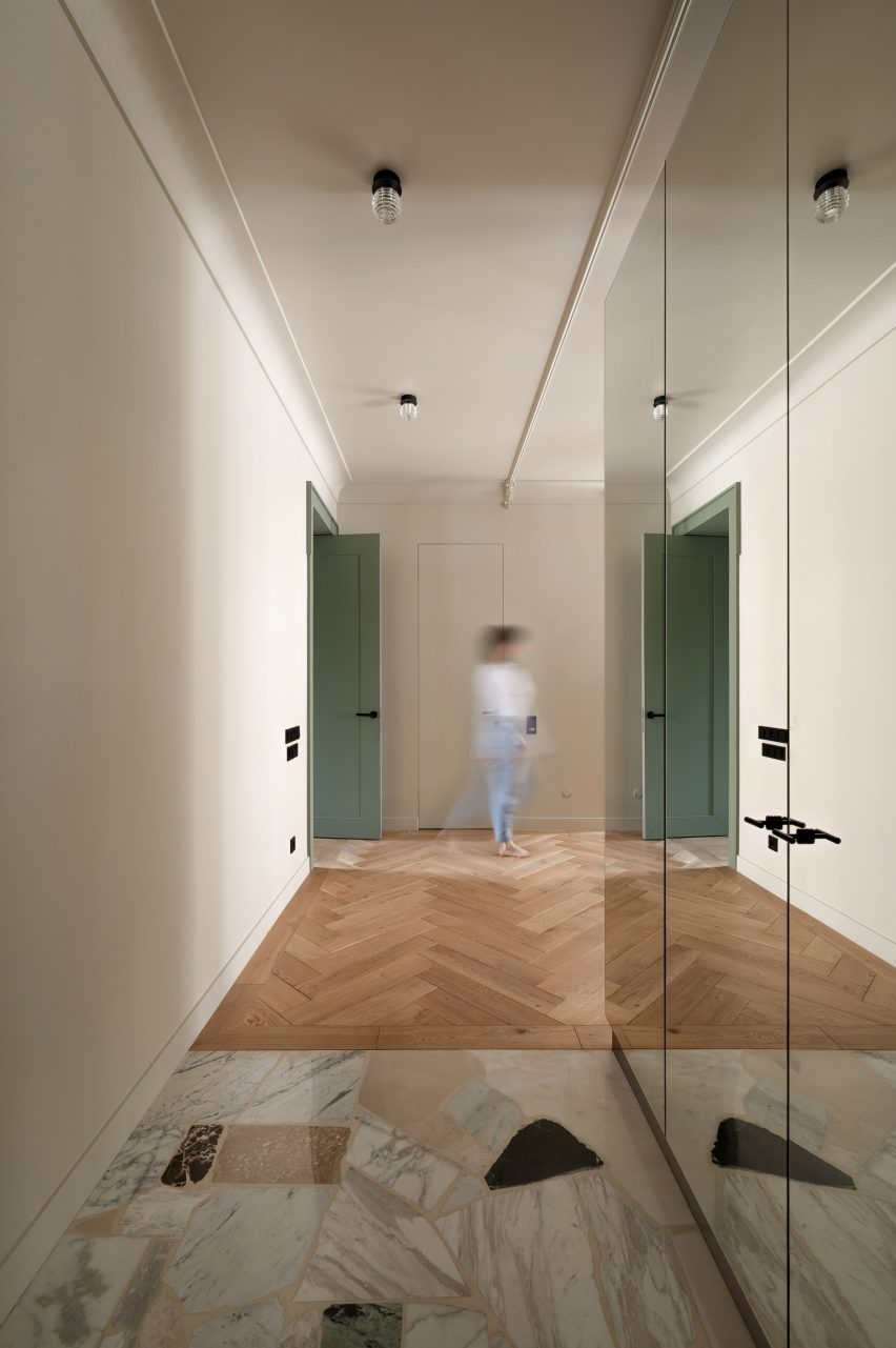 Apartment interiors in Kyiv, Ukraine by Nastia Mirzoyan.