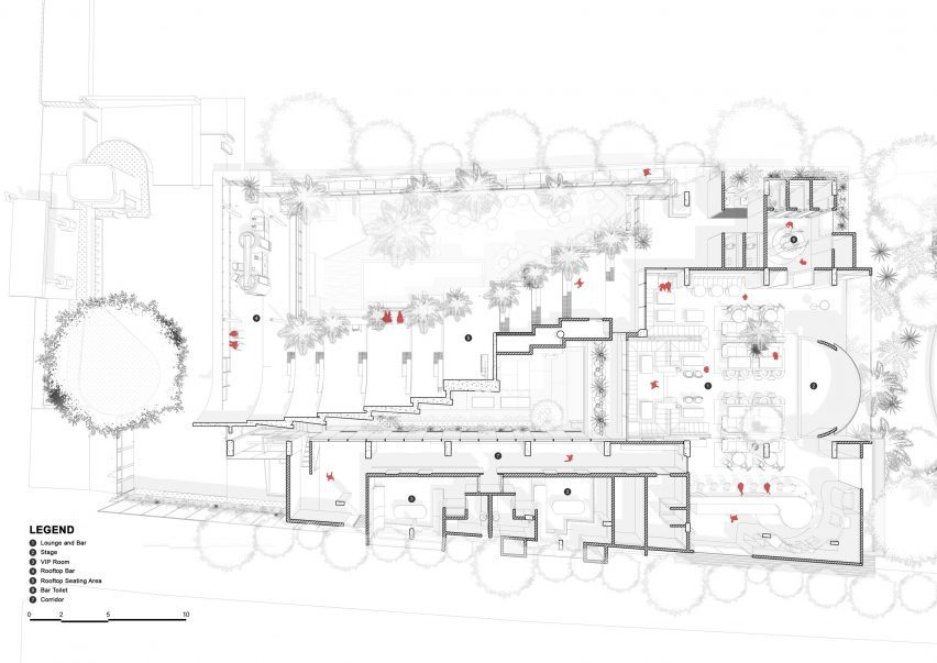 First floor plan of Aruma Split Garden by RAD+ar