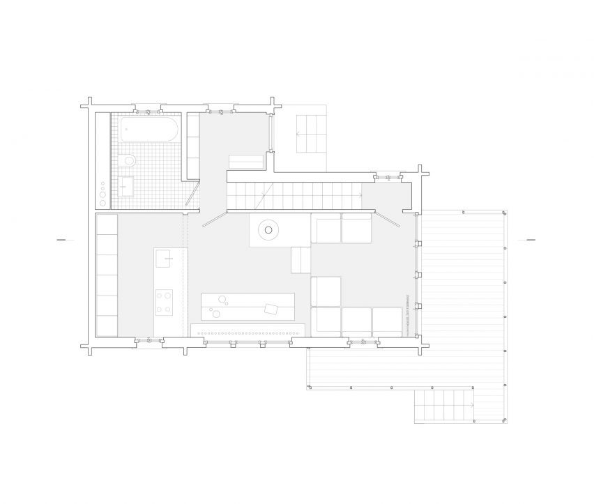 Ground floor plan of PerfectDay House by Giona Bierens de Haan Architectures