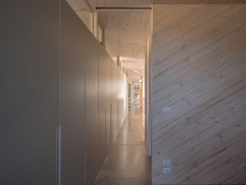 House with light cladding