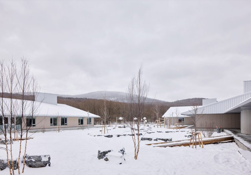 School in the snow