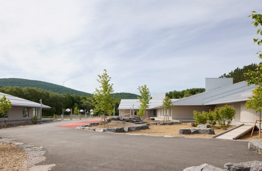 Courtyard at Montreal school