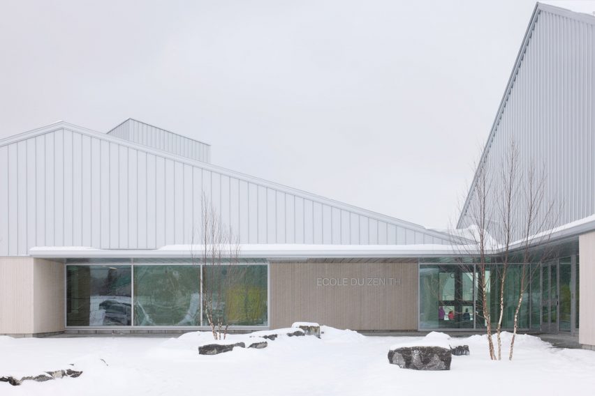 School in the snow