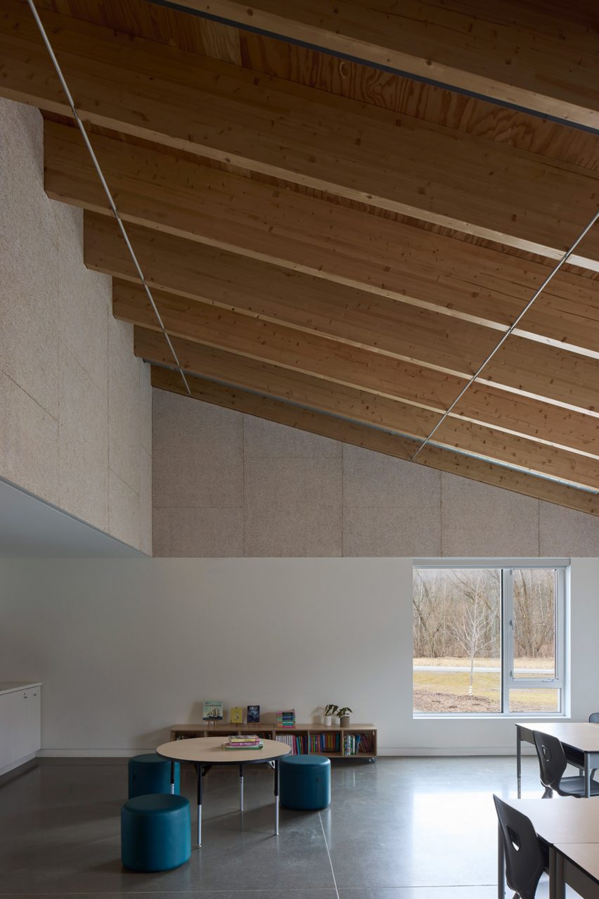 Wooden ceiling