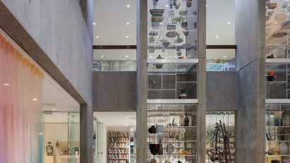 Concrete shelving