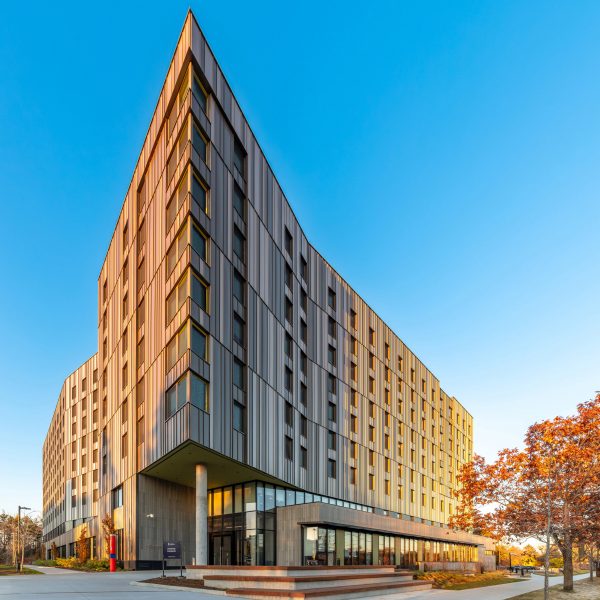 Building with pointy corner