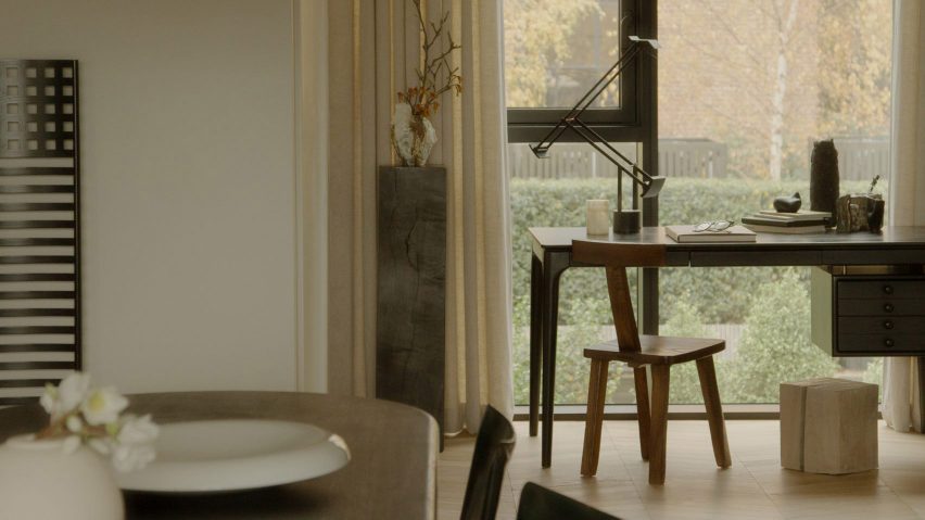 Studio Est adds “brutalist elements” to Battersea Power Station apartment