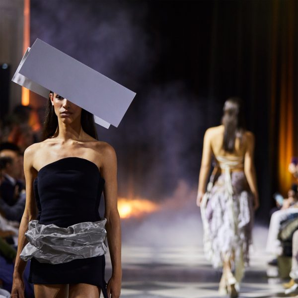 models on a runway