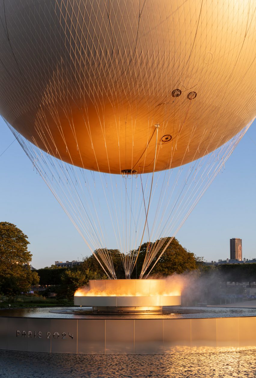 Olympic cauldron by Mathieu Lehanneur