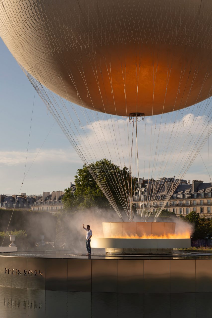 Olympic cauldron by Mathieu Lehanneur