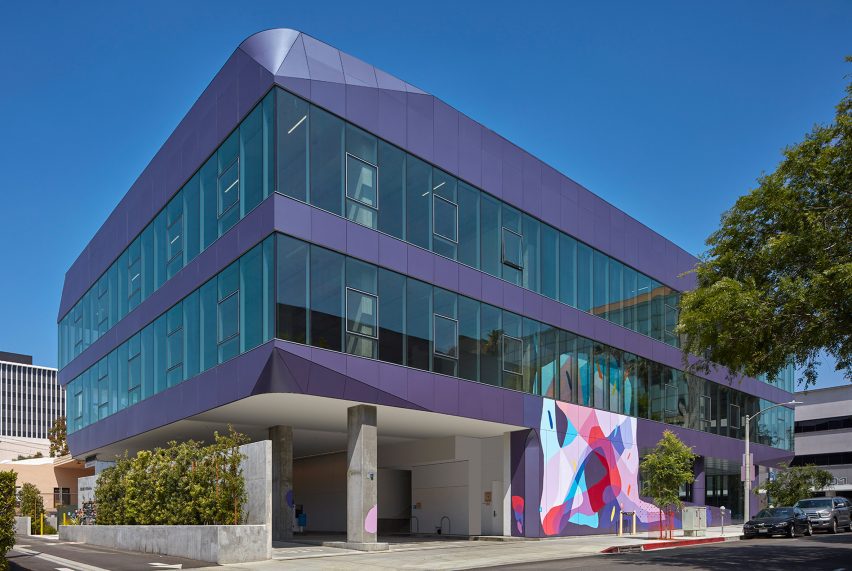 Purple LA office building