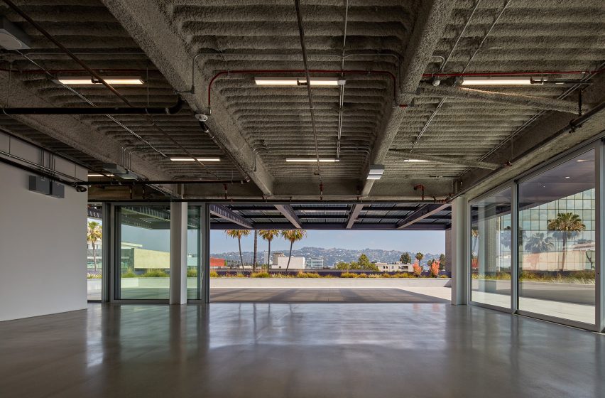 Purple LA office building
