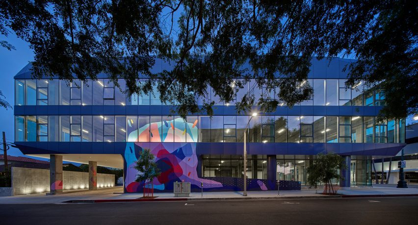 Purple LA office building
