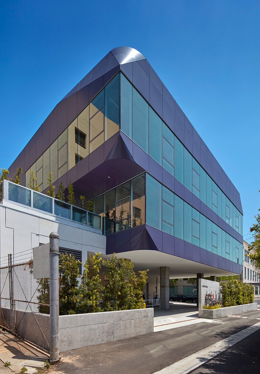 Purple LA office building