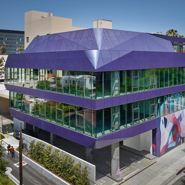 Purple LA office building