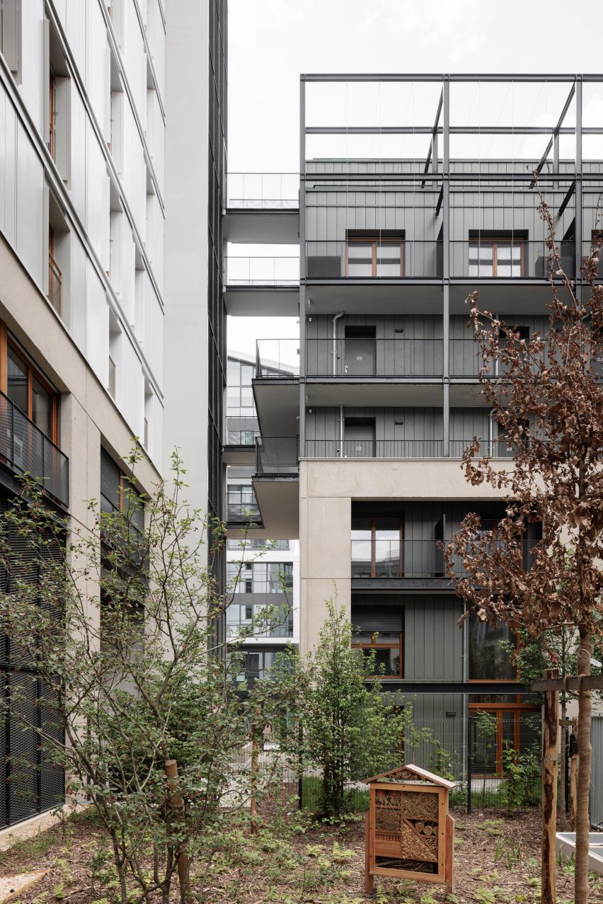 Triptyque Olympic Village housing in Paris
