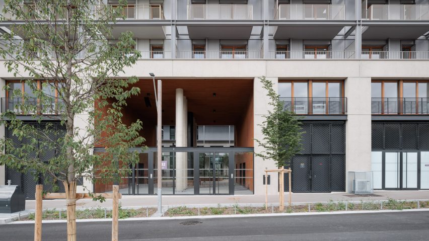 Triptyque Olympic Village housing in Paris