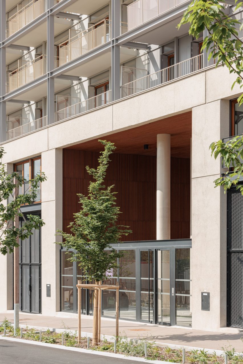 Triptyque Olympic Village housing in Paris