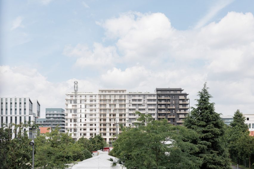 Triptyque Olympic Village housing in Paris