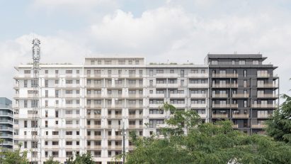 Triptyque Olympic Village housing in Paris