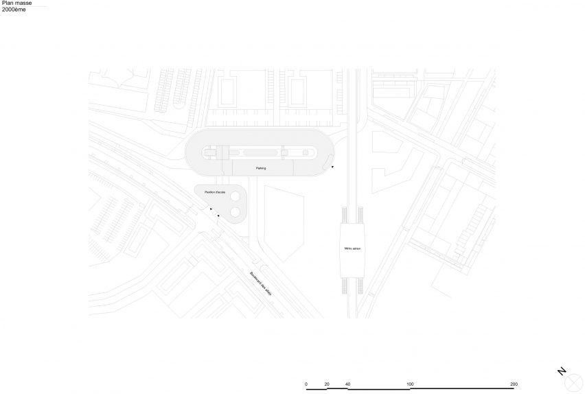 Cesson-Viasilva Park and Ride and Bus Station by Ateliers O-S Architectes