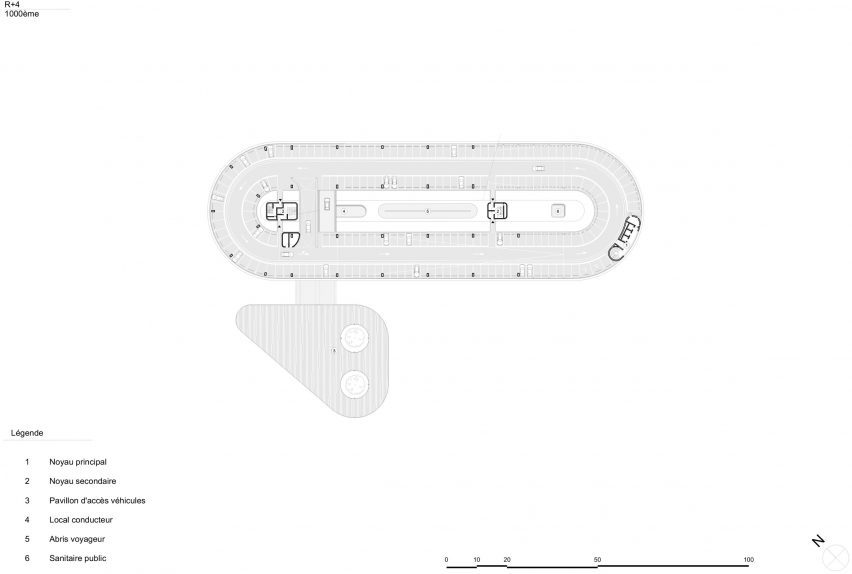 Cesson-Viasilva Park and Ride and Bus Station by Ateliers O-S Architectes