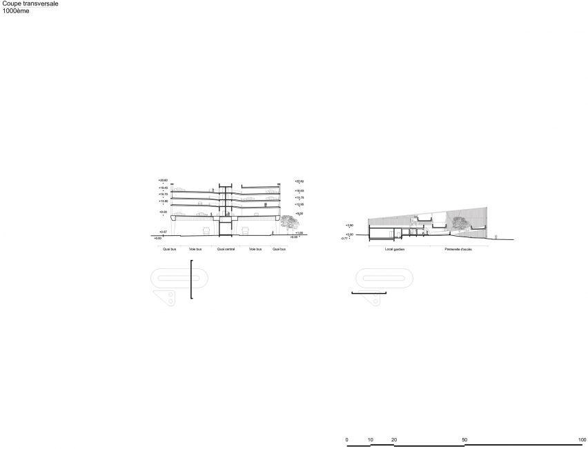 Cesson-Viasilva Park and Ride and Bus Station by Ateliers O-S Architectes