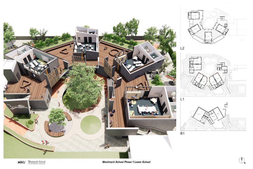 Plan of Westmark Lower School by NBBJ