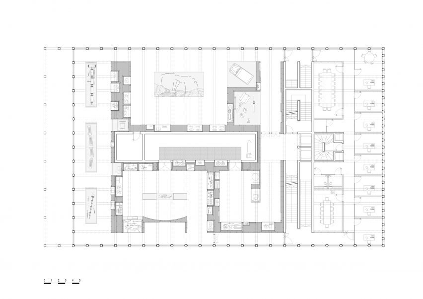 Plan of D-Day Museum by Atelier Projectiles
