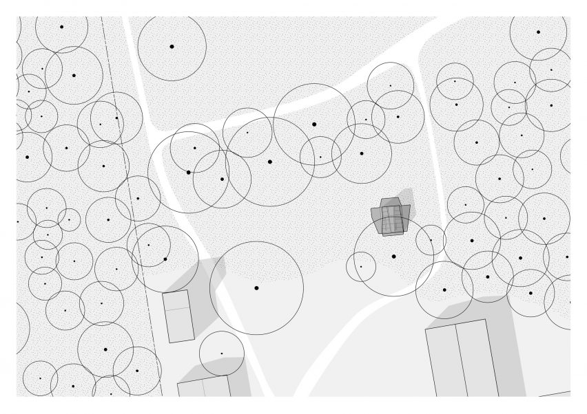 Site plan of Stay Under the Radar by Sander van Schaik