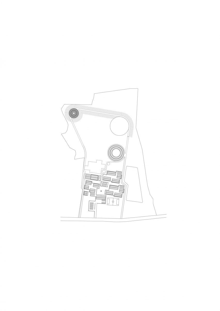 Master plan of The Gong by Atelier Oï