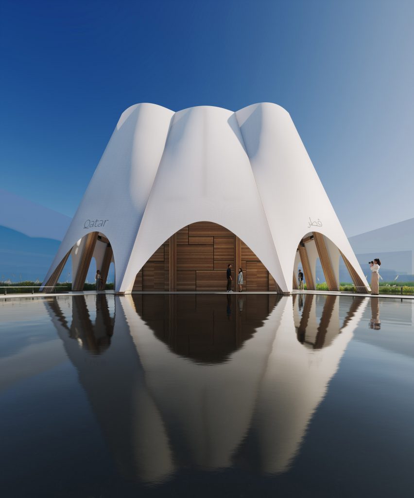 Qatar Pavilion by Kengo Kuma & Associates