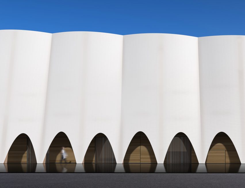 Qatar Pavilion by Kengo Kuma & Associates
