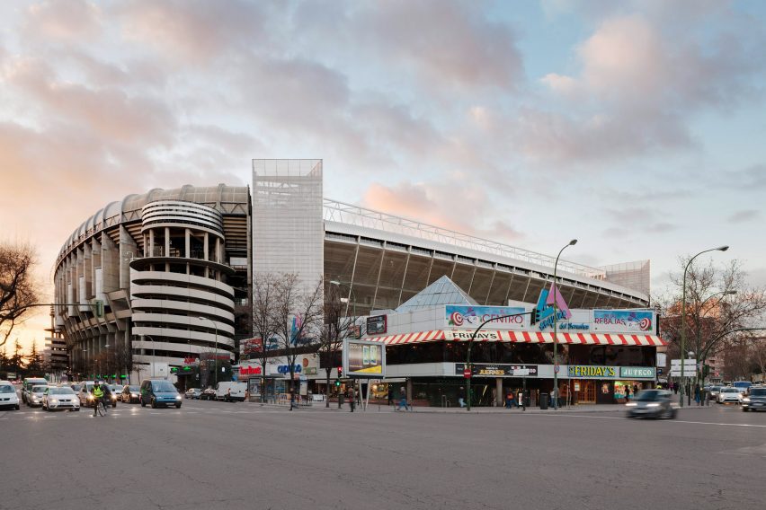 Santiago Bernabéu stadium before renovation