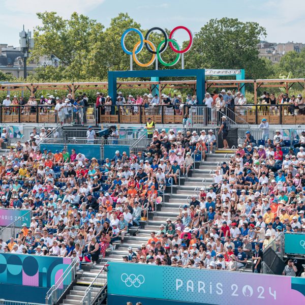 Spectators at the Olympic Games in Paris