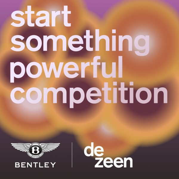 Bentley and Dezeen's Start Something Powerful Competition purple graphics
