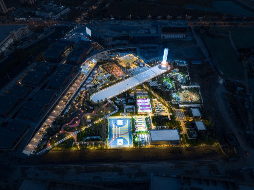 Tianjin 4A Sports Park in China by Ballistic Architecture Machine