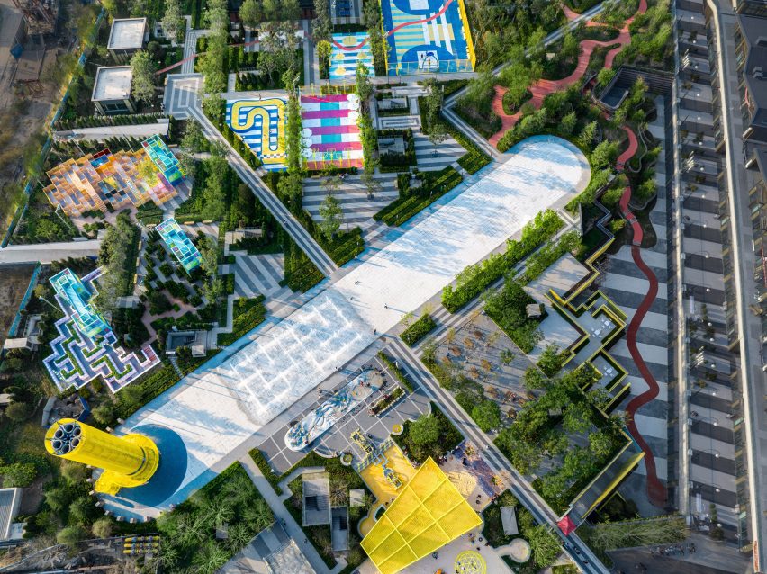 Tianjin 4A Sports Park in China by Ballistic Architecture Machine
