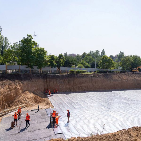 Construction of underground school in Zaporizhzhia