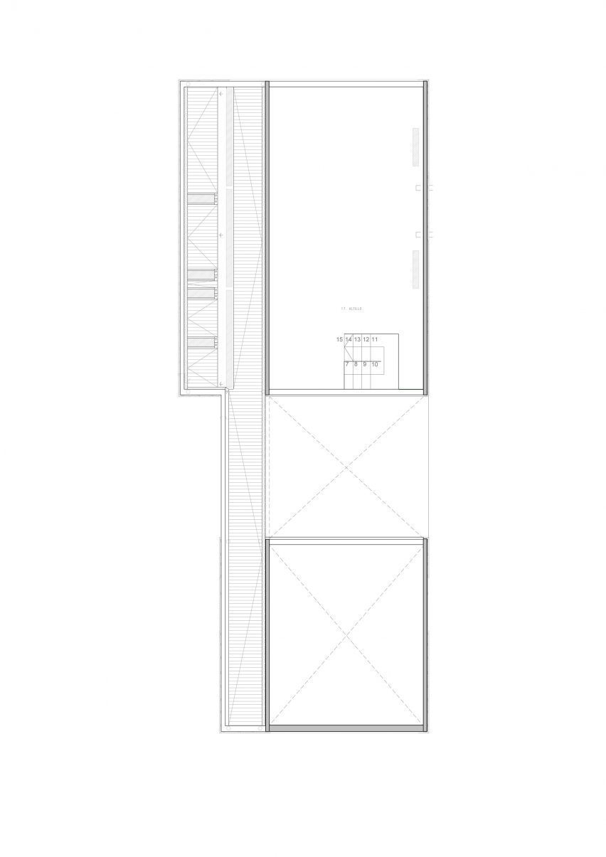 Upper floor plan