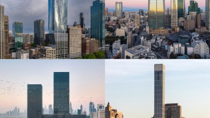 Collage of four skyscrapers