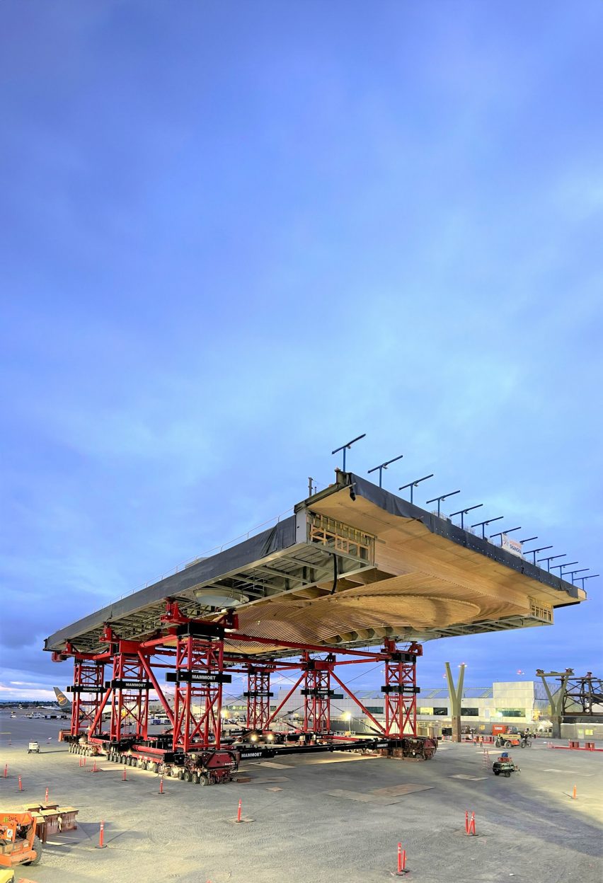 Roof construction timber
