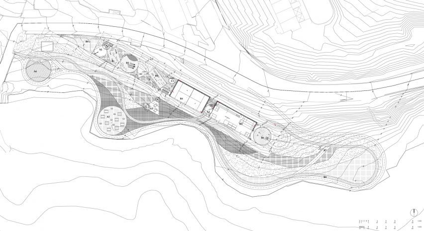 Floor plan of Zubitegi Park in Spain by Bear Architects